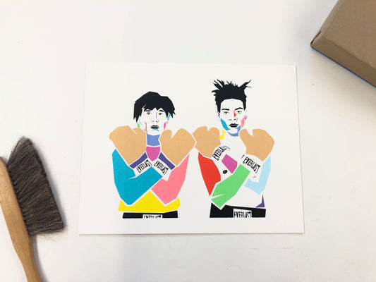 Brothers From Different Mothers Print